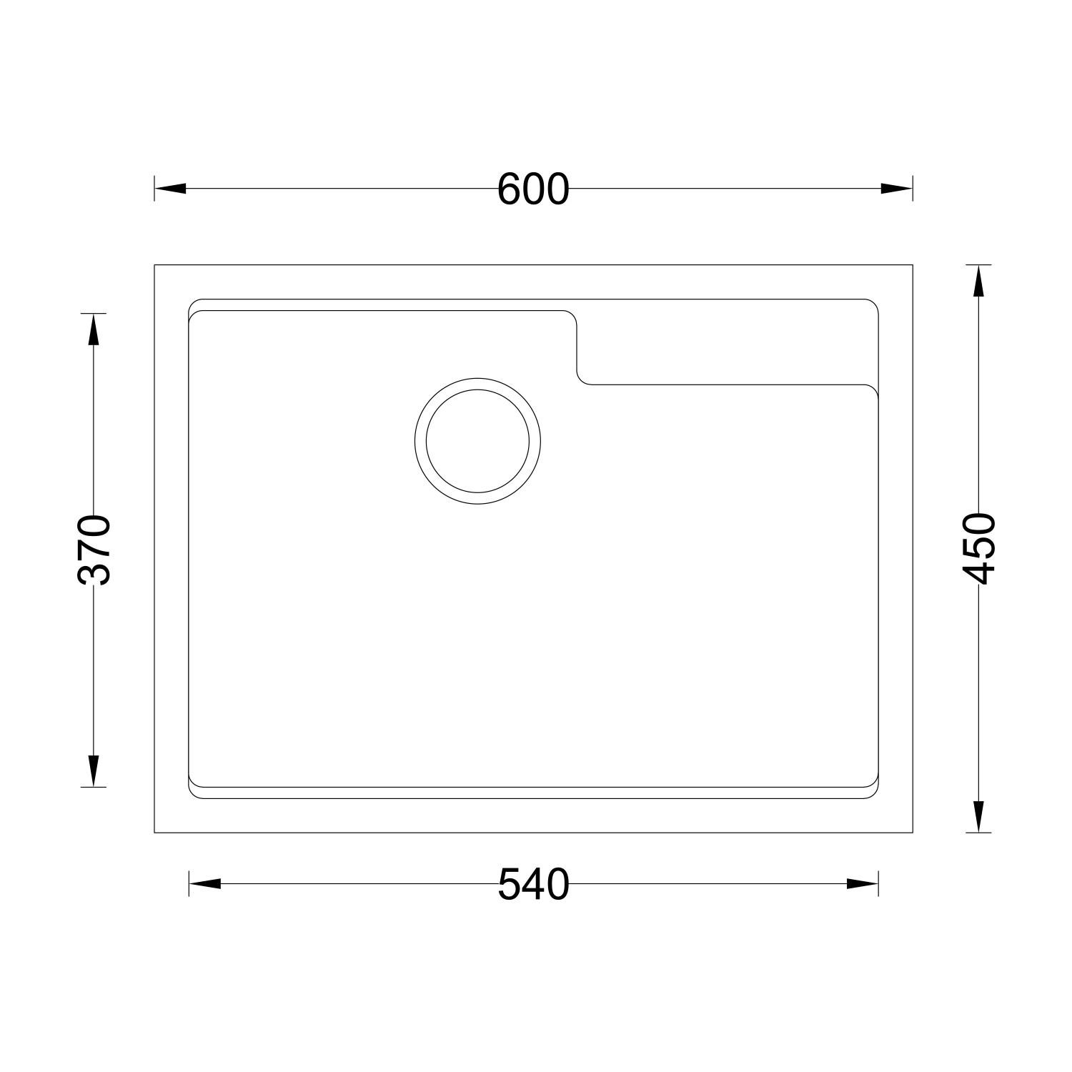 Granite Kitchen Sink ( V01-112WA) thumbnail 2